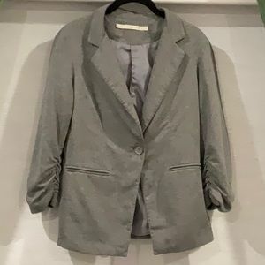Gibson Blazer with gathered ruched sleeve